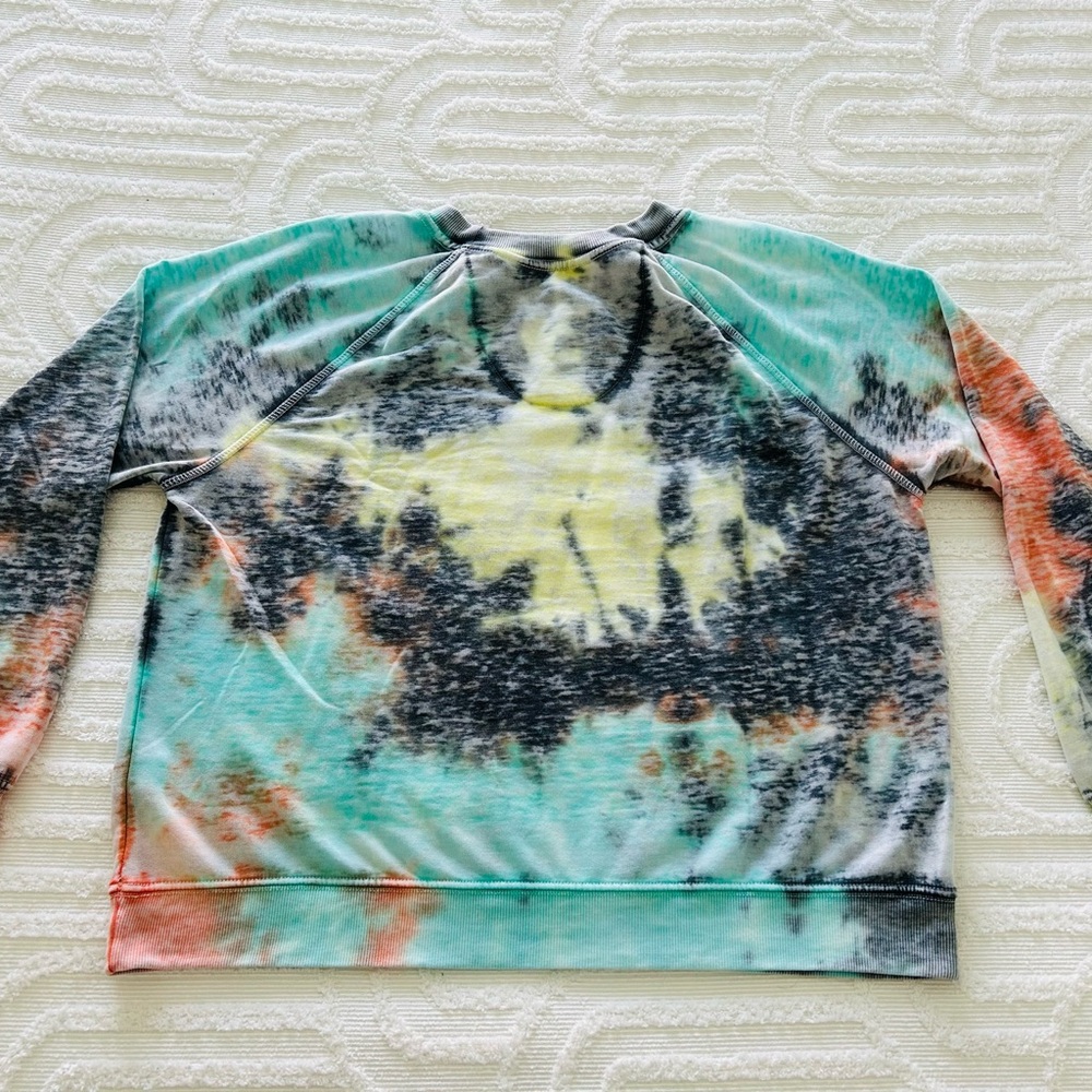*RECYCLED KARMA Essentials Fall Tie Dye Sweatshirt Small NWOT RK-24 - Picture 9 of 10